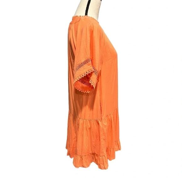 Self Contrast Mavis Mini Dress Persimmon Size XS - Picture 5 of 7